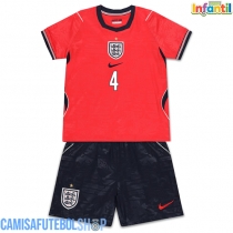 Camisa de time de futebol Inglaterra Declan Rice #4 Replicas 2º Equipamento Infantil Mundo 2026 Manga Curta (+ Calças curtas)
